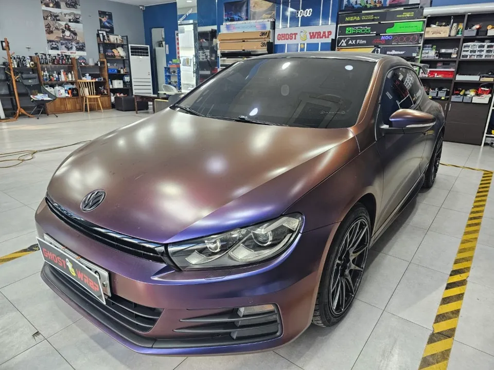Volkswagen Sciroccoのカーラッピング事例｜費用目安・仕上がり 施工写真 2-1
