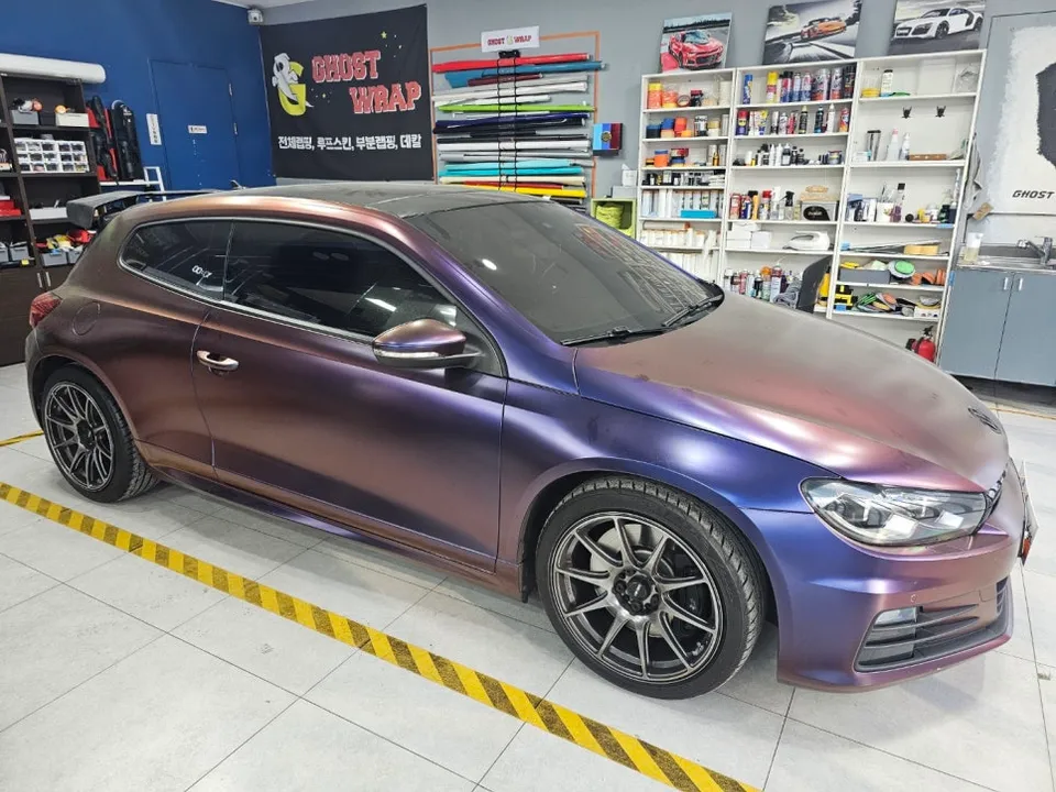 Volkswagen Sciroccoのカーラッピング事例｜費用目安・仕上がり 施工写真 1-2