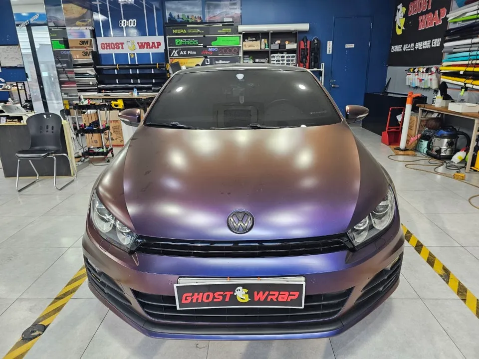 Volkswagen Sciroccoのカーラッピング事例｜費用目安・仕上がり 施工写真 2-2