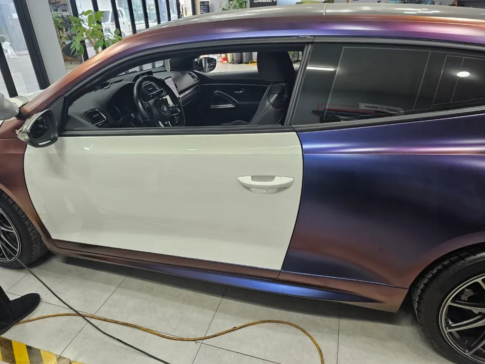 Volkswagen Sciroccoのカーラッピング事例｜費用目安・仕上がり 施工写真 2-3