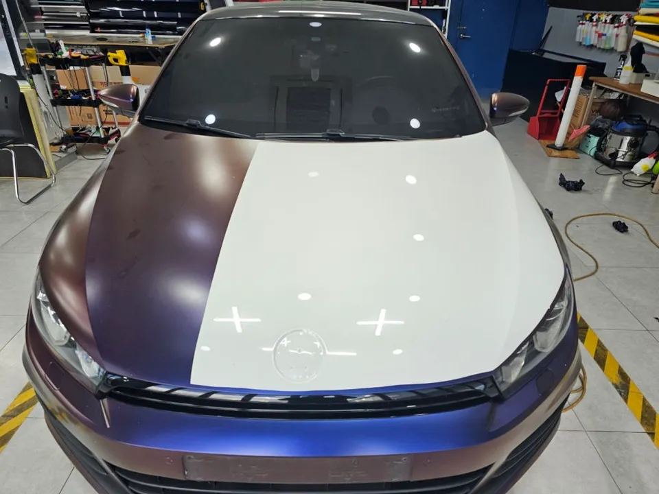 Volkswagen Sciroccoのカーラッピング事例｜費用目安・仕上がり 施工写真 3-3