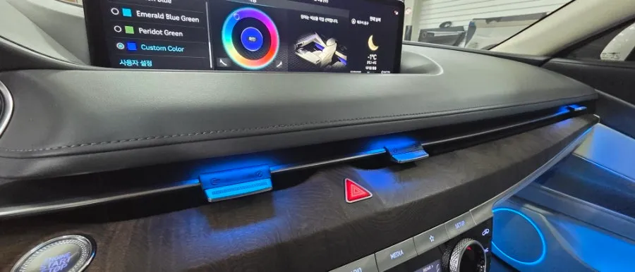 Genesis G80 RG3 ambient lighting - Genesis G80 RG3 Ambient Lighting Review — Enhanced Interior Mood photo 3