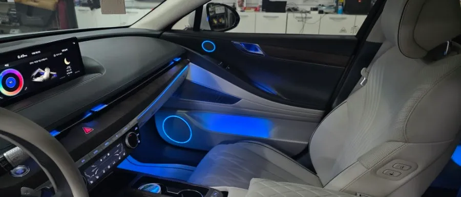 Genesis G80 RG3 ambient lighting - Genesis G80 RG3 Ambient Lighting Review — Enhanced Interior Mood photo 4
