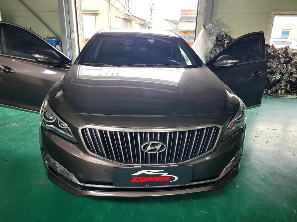 Hyundai Aslan steering wheel installation result