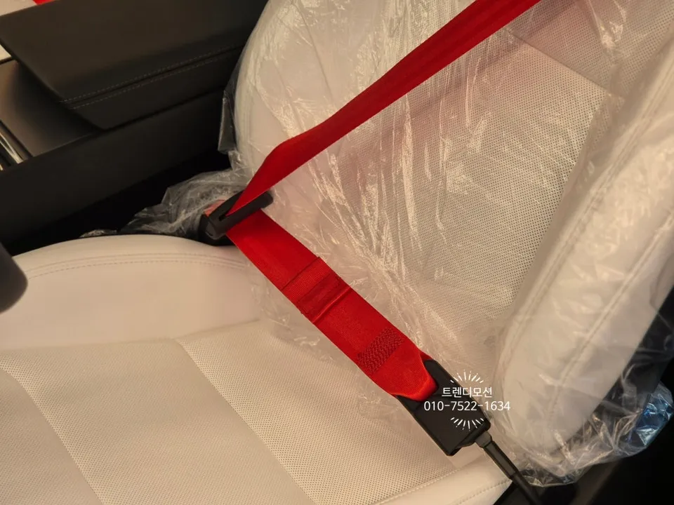 Tesla Model Y interior customization - Tesla Model Y Interior Customization Review: Red Seatbelts photo 5
