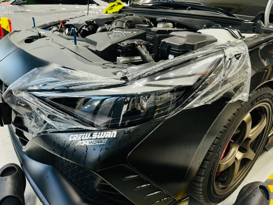Hyundai Elantra Nのカーラッピング事例|費用目安・仕上がり 施工写真 3-3