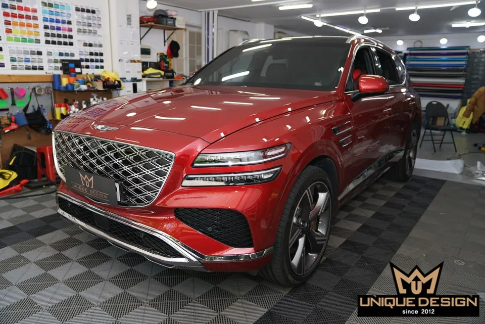 Genesis GV80 vinyl wrap - Genesis GV80 Chrome Delete Vinyl Wrap Review photo 3