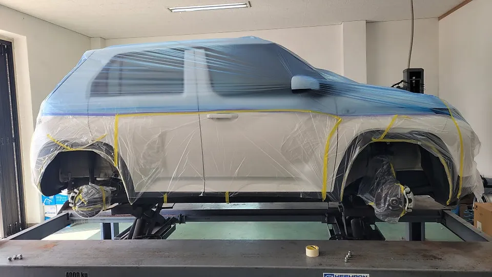 Hyundai Casperのホイールリペア・塗装事例 施工写真 3