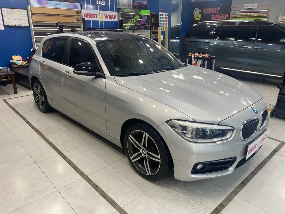 BMW 118d カーラッピング事例｜費用目安・仕上がり 施工写真 2-1
