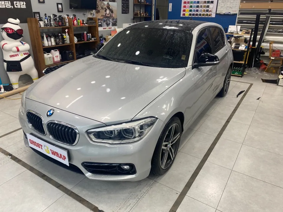 BMW 118d カーラッピング事例｜費用目安・仕上がり 施工写真 3-1