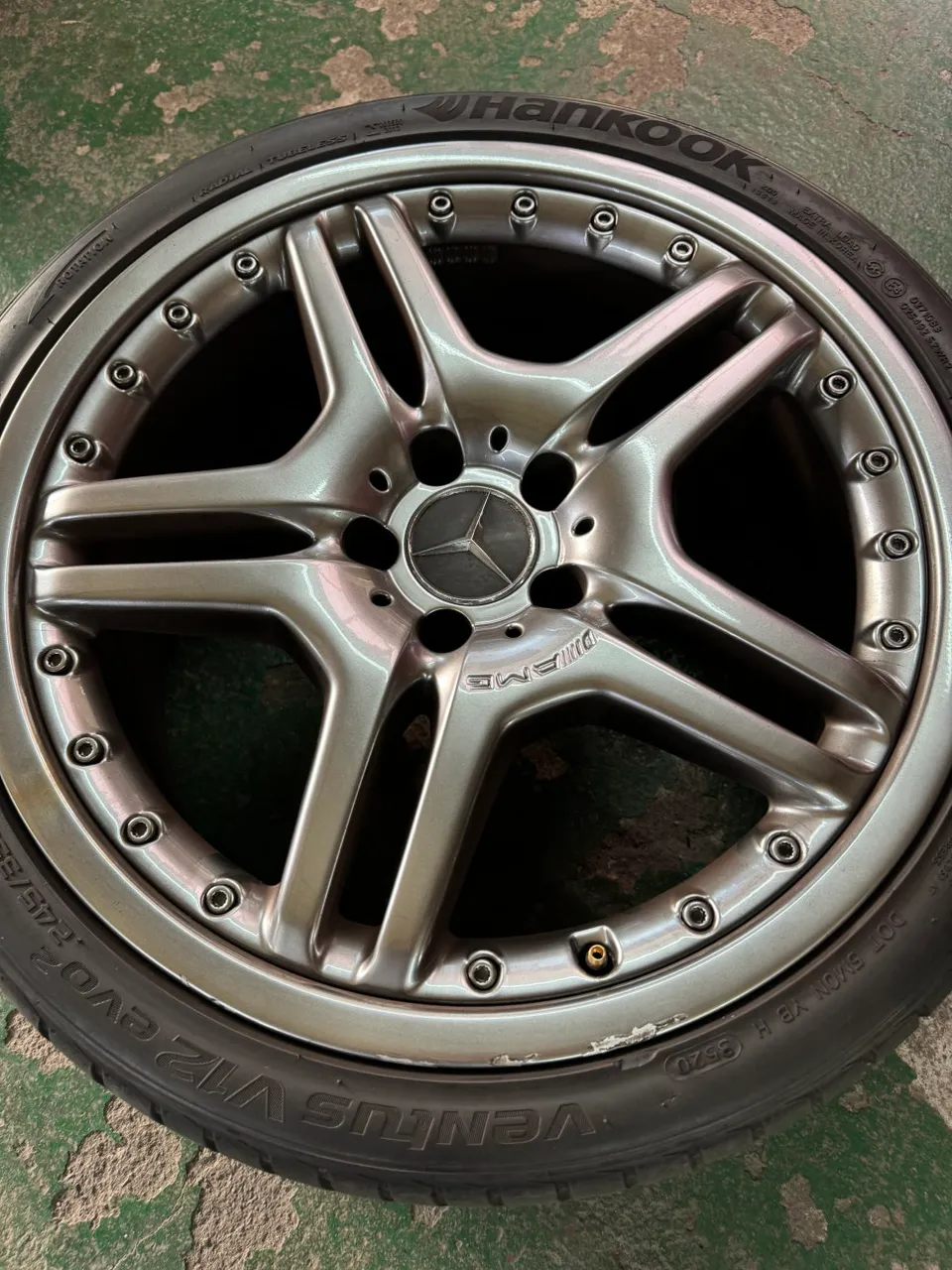 Mercedes-Benz E-Class wheel repair - Mercedes-Benz E-Class Wheel Repair Review — Ghost Chrome Finish photo 3