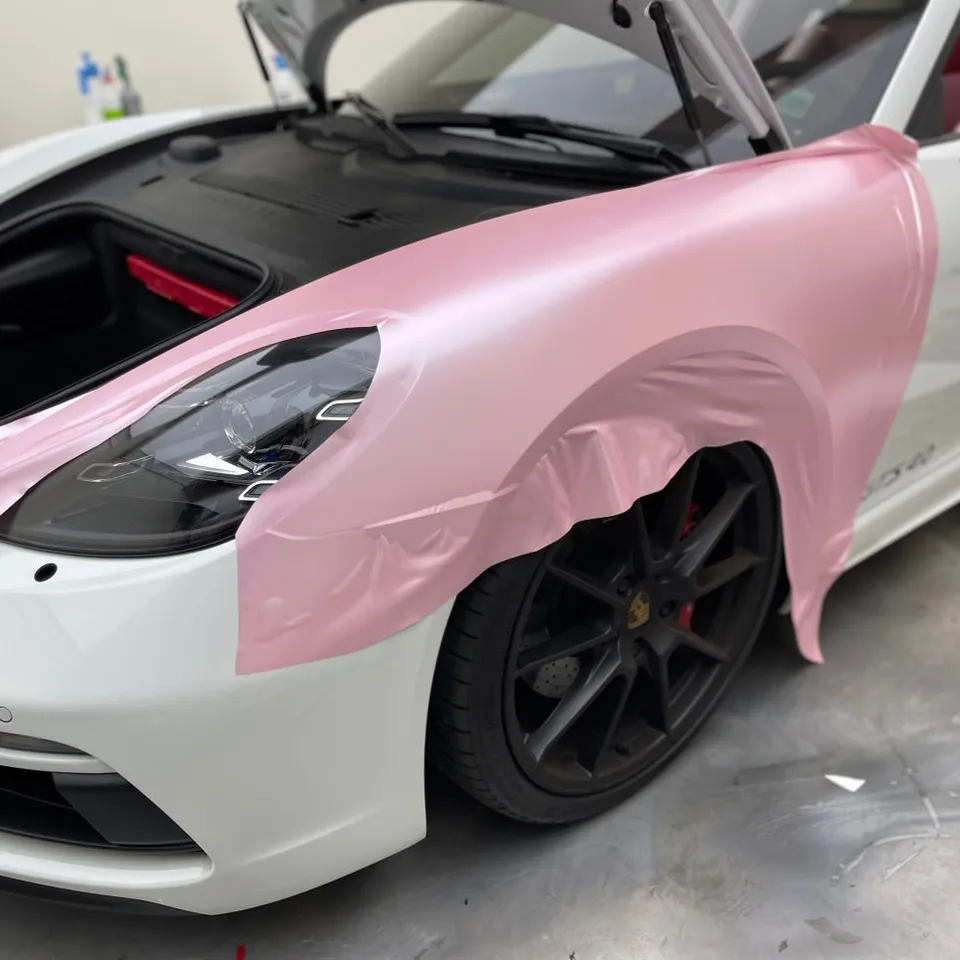 Porsche Boxster Vinyl Wrap Review: Sakura Pink Cost & Results photo 14