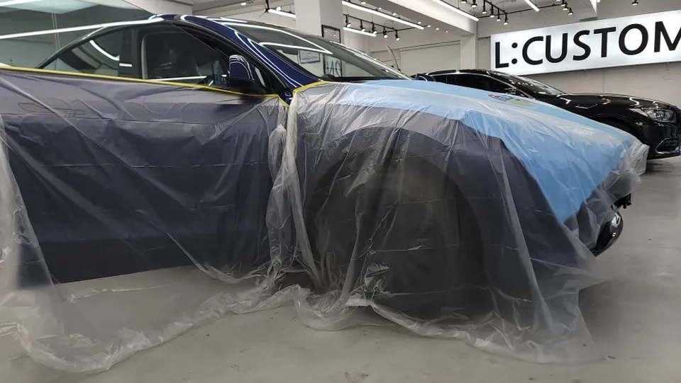 Tesla Model YのPPF施工事例|費用目安と仕上がり 施工写真 3-2
