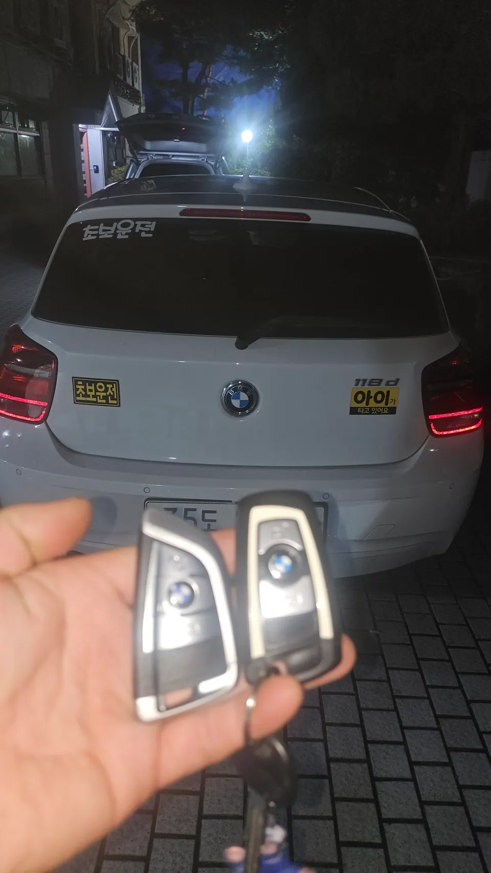 BMW 1 Series F20 oem options installation result