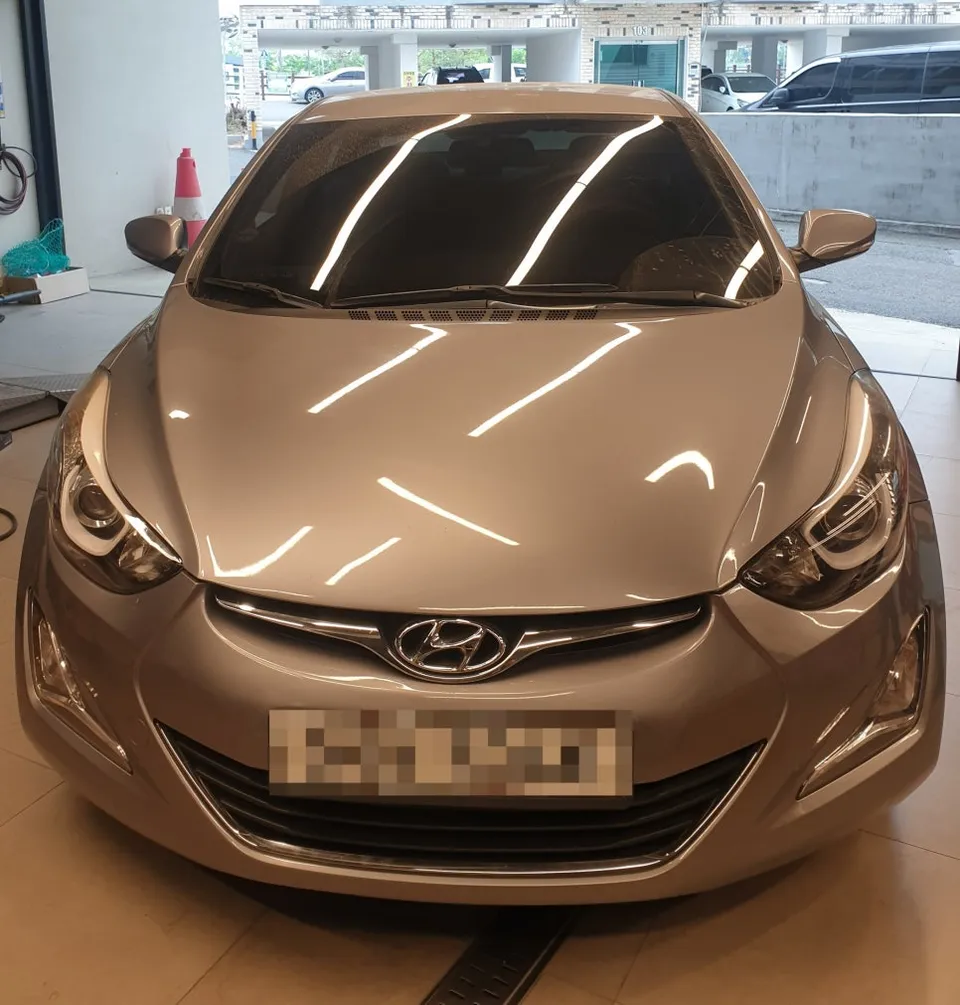 Hyundai Elantra MD oem options installation result