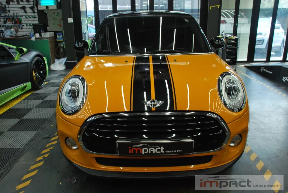 MINI MINI Cooperのカーラッピング事例|費用目安・仕上がり 施工写真 2-2