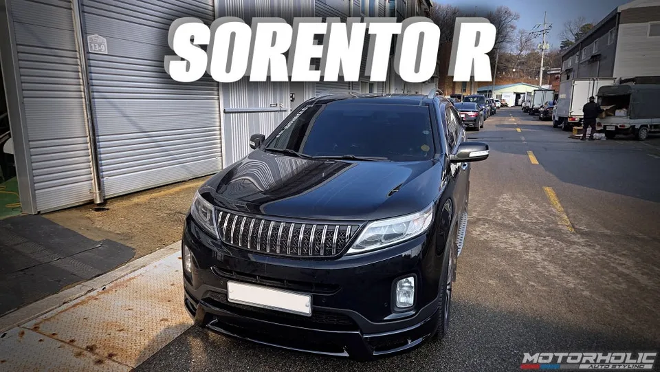Kia Sorento R Body Kit Review: Zest Front Dam Installation