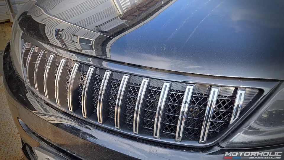 Kia Sorento R body kit - Kia Sorento R Body Kit Review: Zest Front Dam Installation photo 4