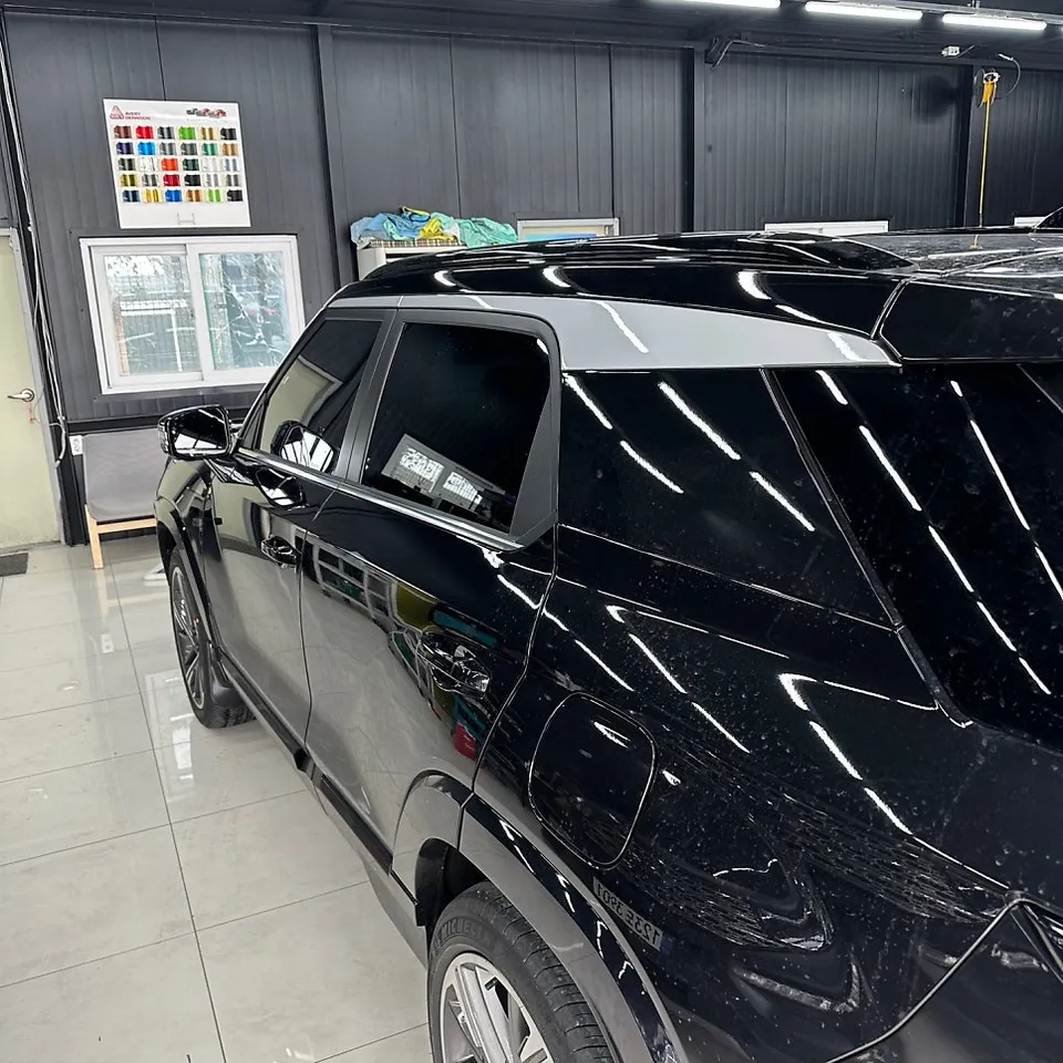 SsangYong Actyon vinyl wrap - SsangYong Actyon Vinyl Wrap Review: Chrome Delete Cost & Results photo 3