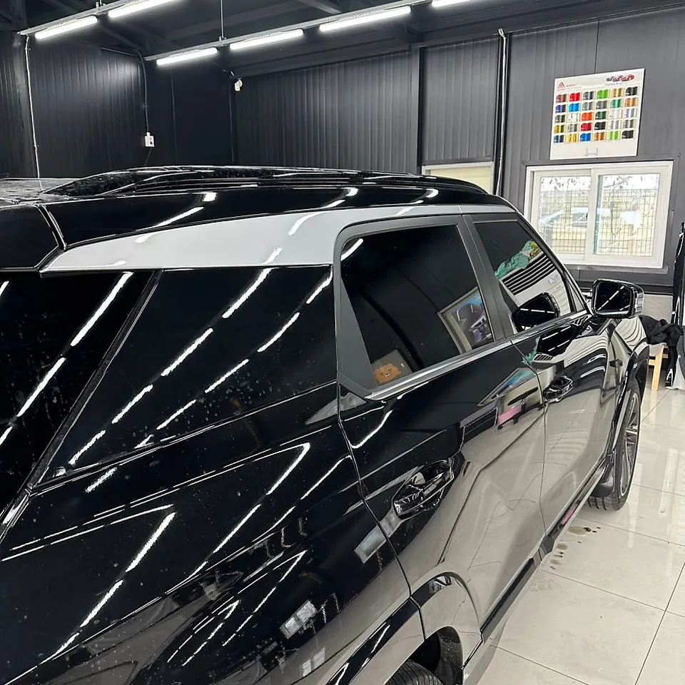 SsangYong Actyon vinyl wrap - SsangYong Actyon Vinyl Wrap Review: Chrome Delete Cost & Results photo 4