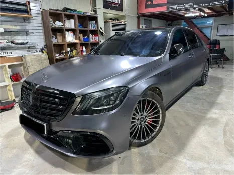 Mercedes-Benz S-Classのカーラッピング事例|費用目安・仕上がり 施工写真 1-2