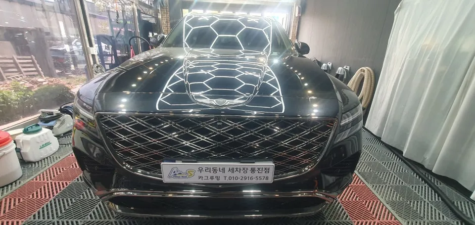 Genesis GV80 ceramic coating installation result