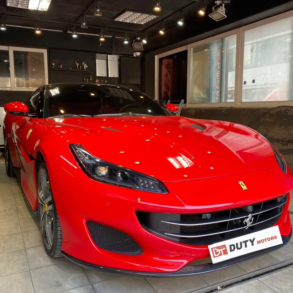 Ferrari Portofino wheel repair installation result