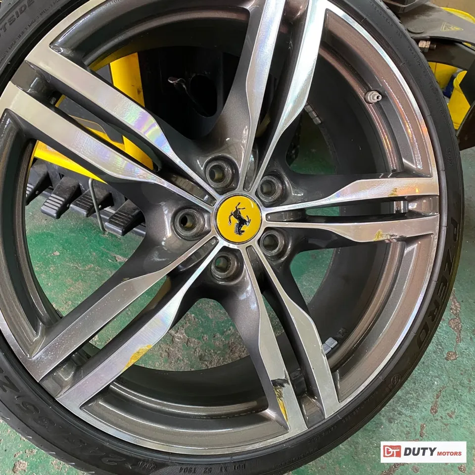 Ferrari Portofino wheel repair - Ferrari Portofino Wheel Repair & Painting Review photo 4