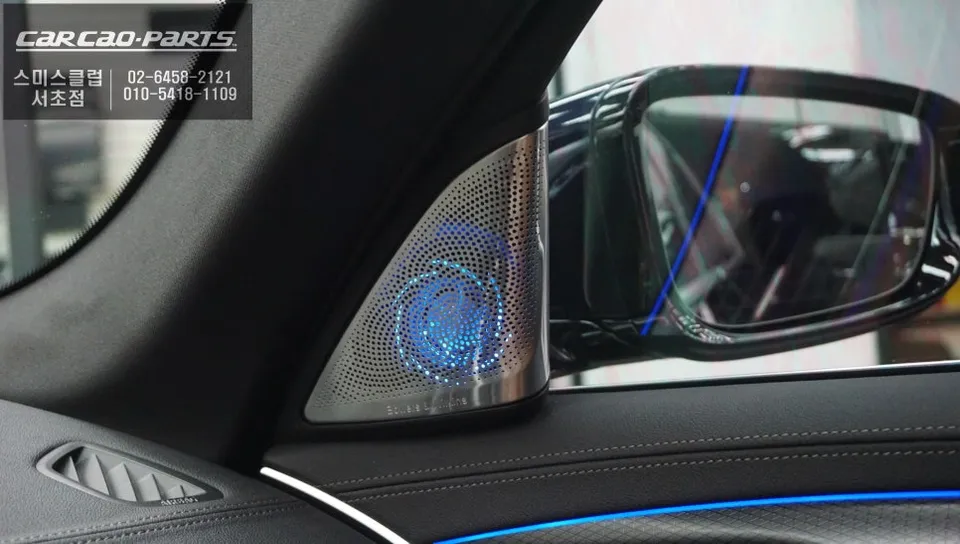 BMW 520i ambient lighting - BMW 520i Ambient Lighting Upgrade: Feori LED Tweeters photo 5