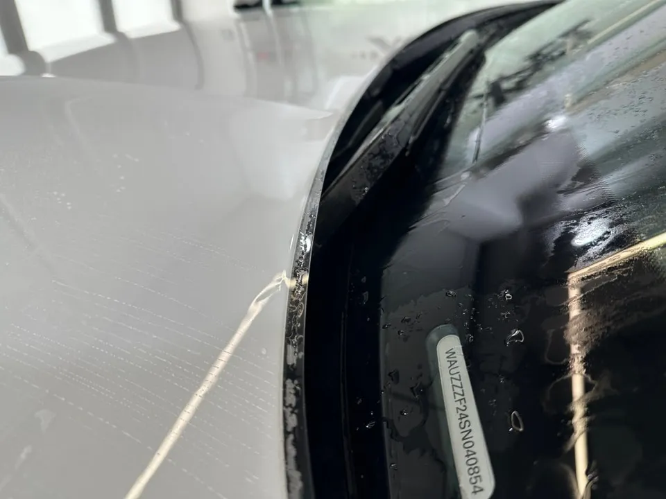 Audi A7 PPF施工事例|ブラックPPFでツートン化 施工写真 3-2