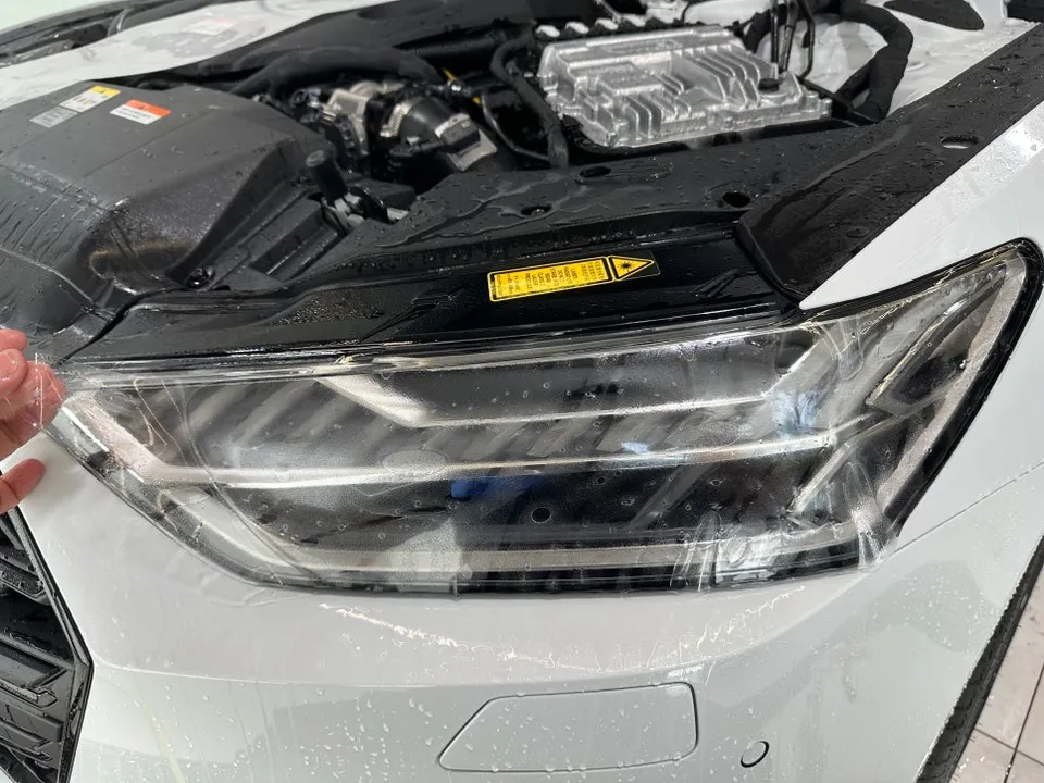 Audi A7 PPF施工事例|ブラックPPFでツートン化 施工写真 1-3