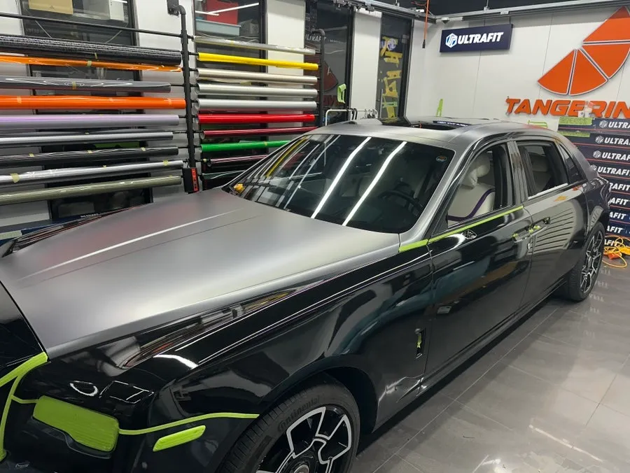 Rolls-Royce Ghostのカーラッピング事例｜費用目安・仕上がり 施工写真 3-1