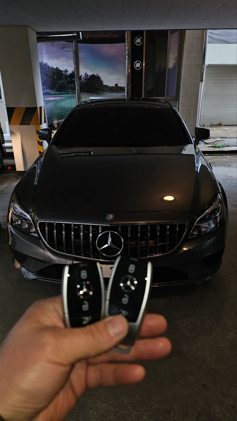 Mercedes-Benz CLS oem options installation result