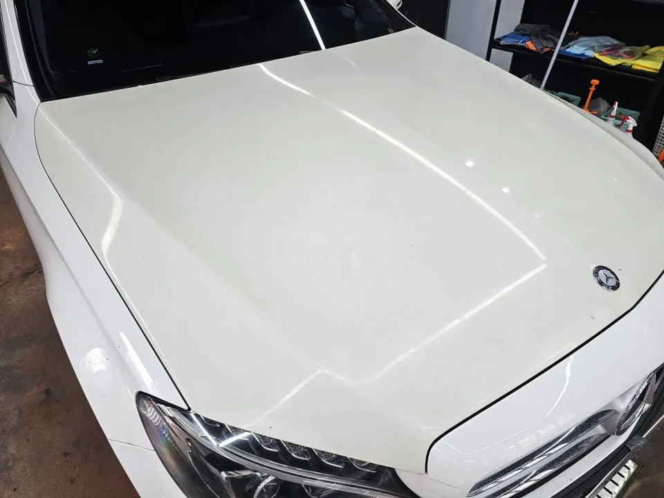 Mercedes-Benz E200のPPF施工事例|費用目安・仕上がり 施工写真 2-2