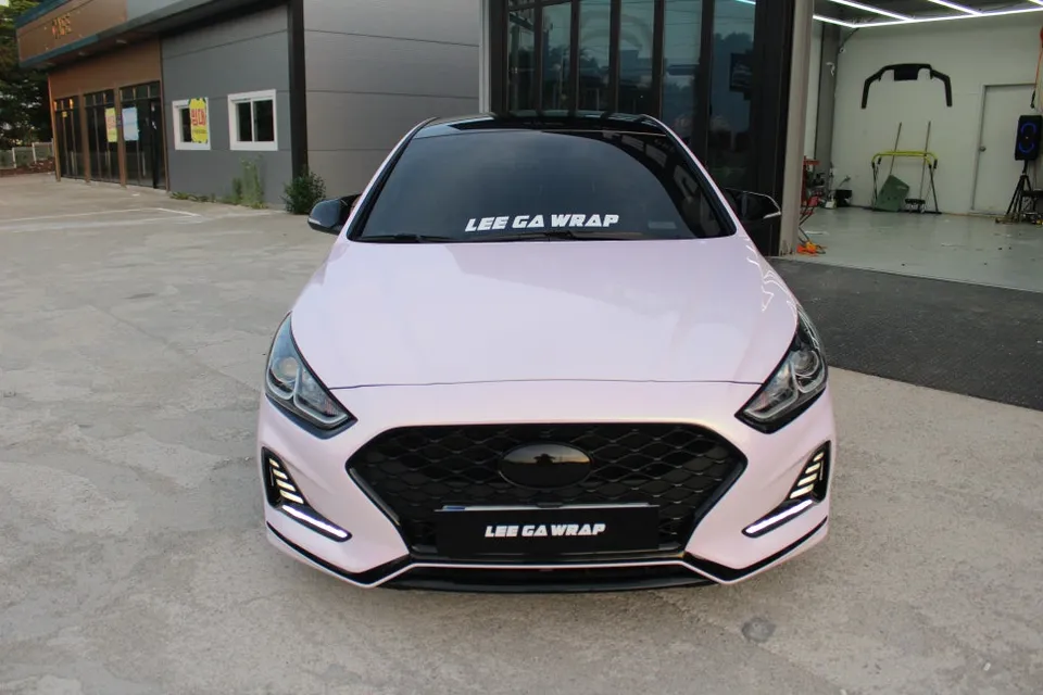 Hyundai Sonata New Riseのカーラッピング事例｜費用目安・仕上がり 施工写真 1-3