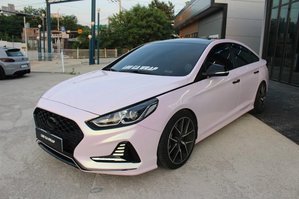 Hyundai Sonata New Riseのカーラッピング事例｜費用目安・仕上がり 施工写真 3-3