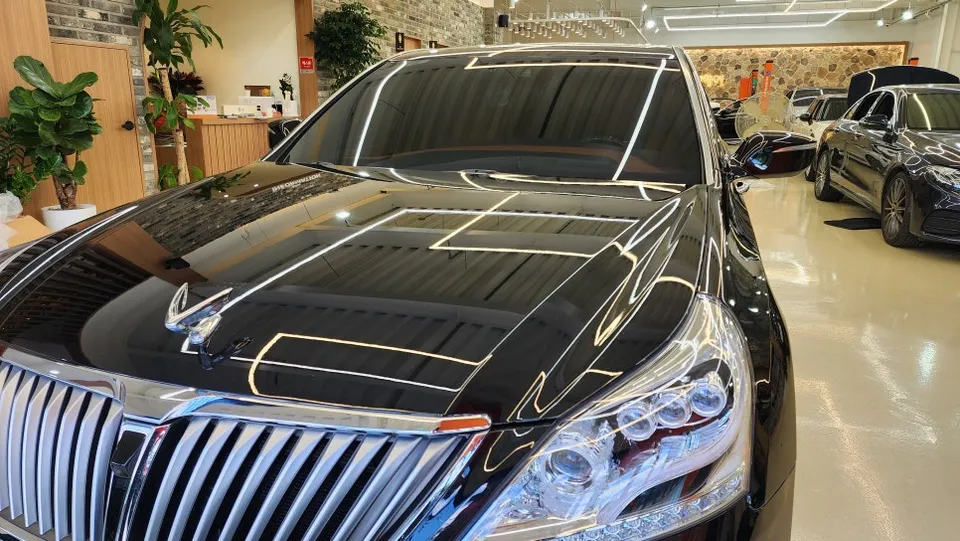 Hyundai Equus interior customization installation result