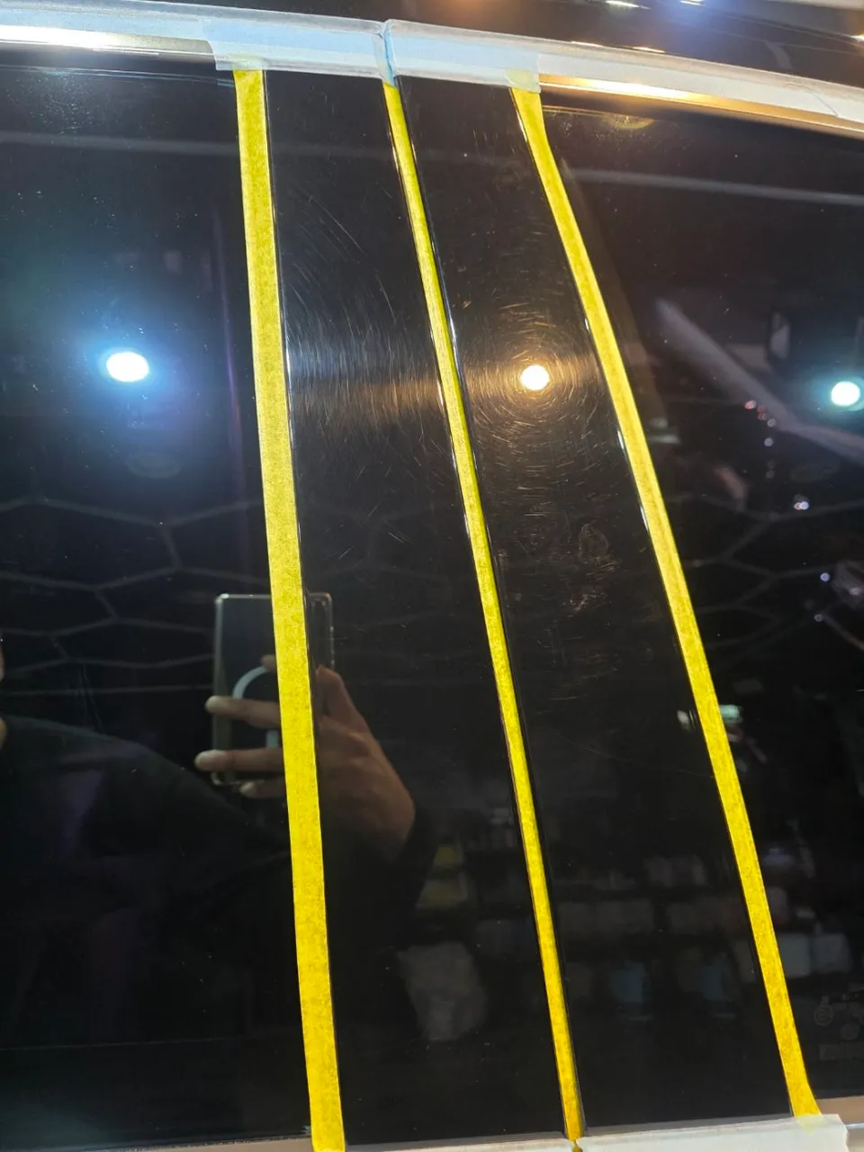 Mercedes-Benz S-Classのガラスコーティング事例 施工写真 4