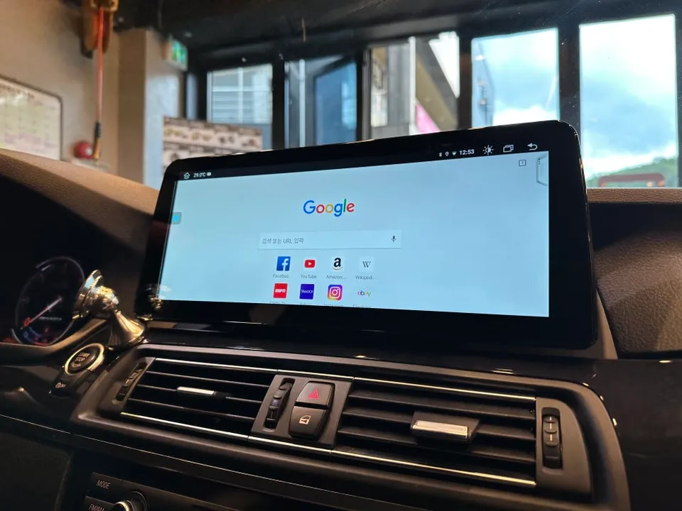 BMW 520d F10のAndroid Auto・CarPlay取付事例 施工写真 2-2
