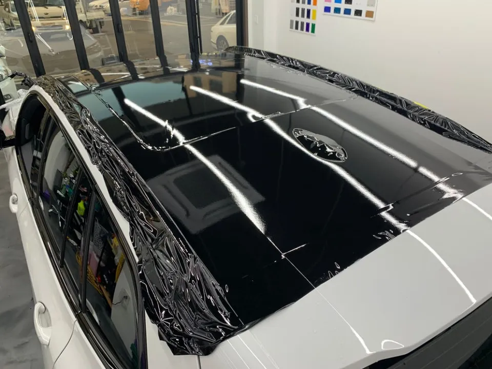 BMW IX3 vinyl wrap - BMW IX3 Vinyl Wrap Review: Roof Point Wrap photo 3