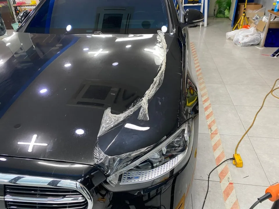 Hyundai Elantra NのPPF施工事例｜GTウィング保護 施工写真 2-2