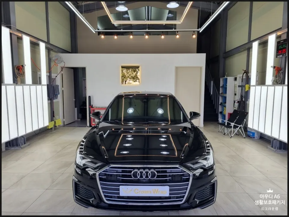 Audi A6 PPF施工事例|韓国での実例紹介 施工写真 3-1
