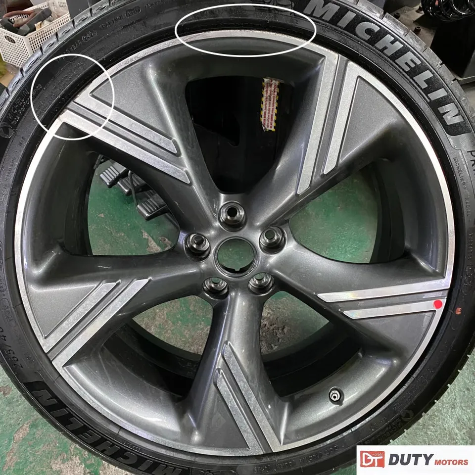 Genesis GV80 Facelift wheel repair - Genesis GV80 22" Wheel Repair & Painting Review photo 4