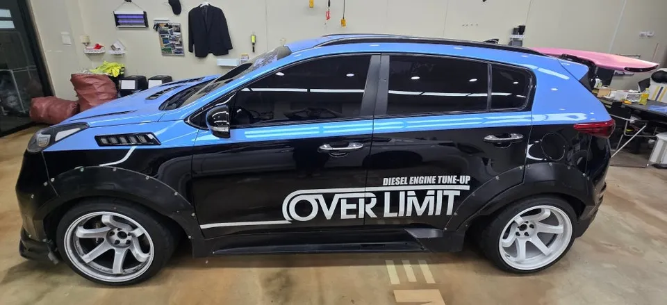 Kia Sportage vinyl wrap - Kia Sportage Two-Tone Vinyl Wrap Review photo 5