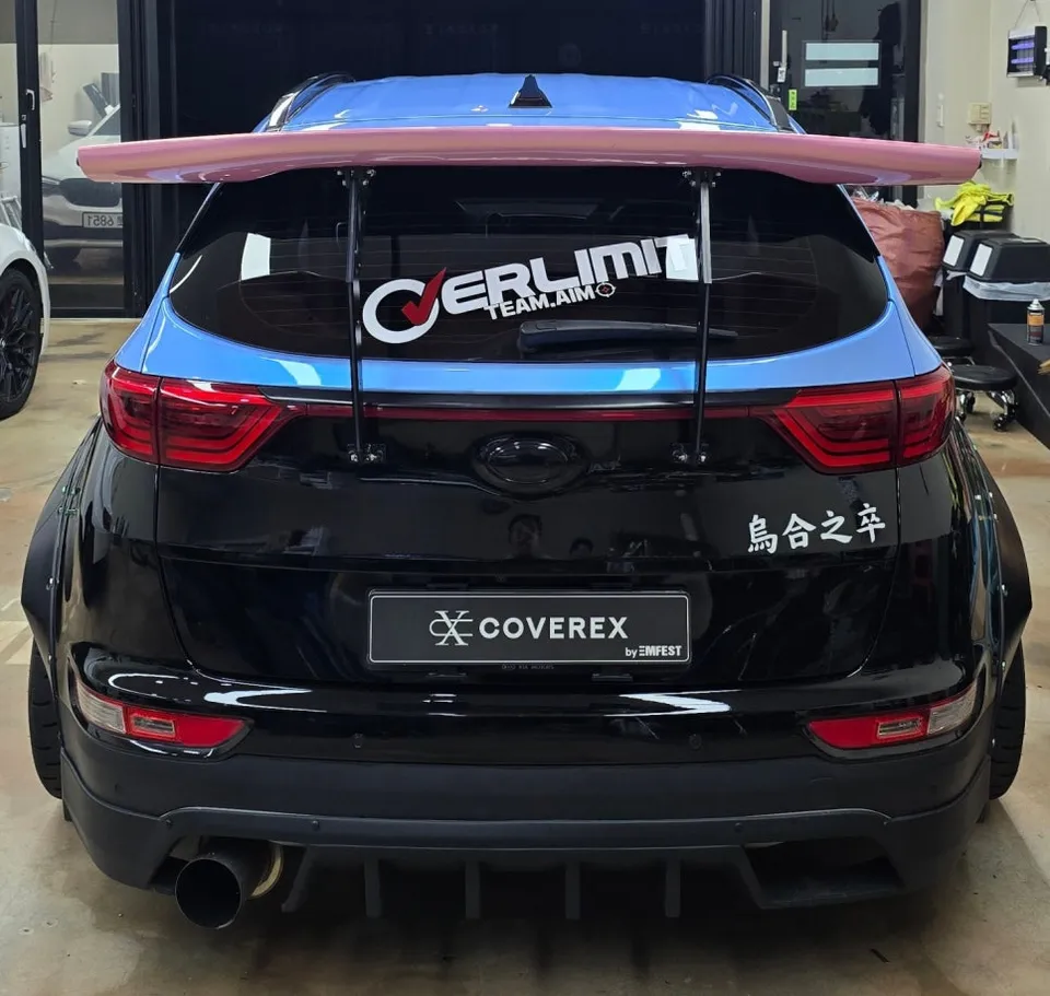 Kia Sportage vinyl wrap - Kia Sportage Two-Tone Vinyl Wrap Review photo 6