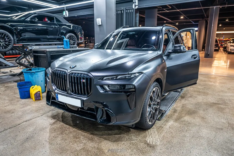 BMW X7 ppf installation result