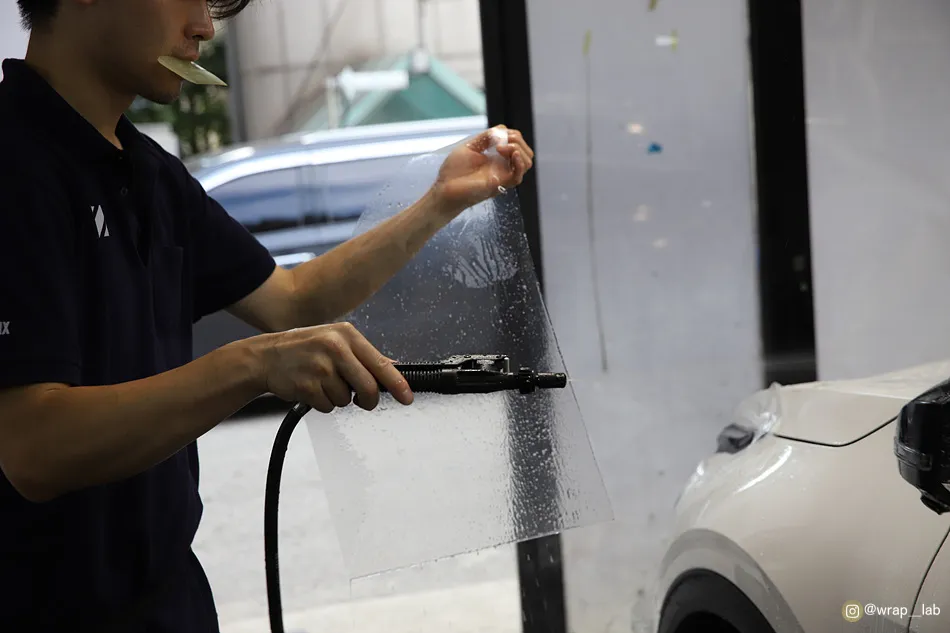 Kia SportageのPPF施工事例 施工写真 6