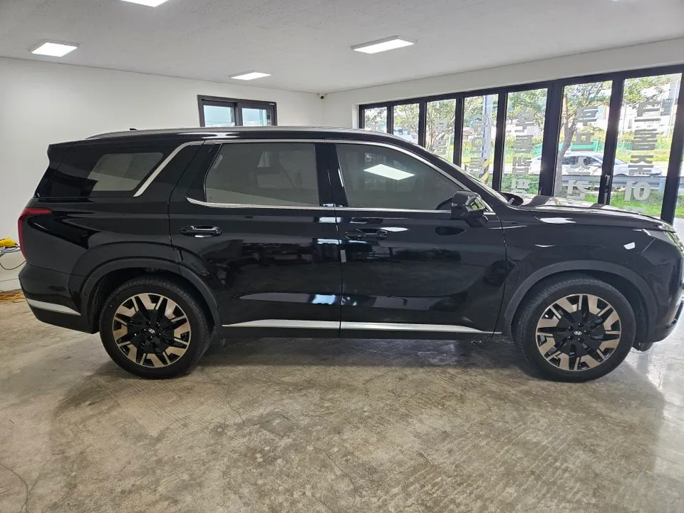 Hyundai Palisade vinyl wrap - Hyundai Palisade Chrome Delete Vinyl Wrap Review photo 3