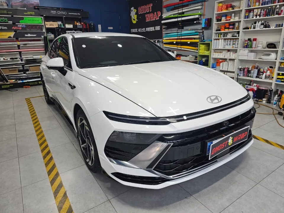 Hyundai Sonata DN8のカーラッピング事例｜費用目安・仕上がり 施工写真 3-2