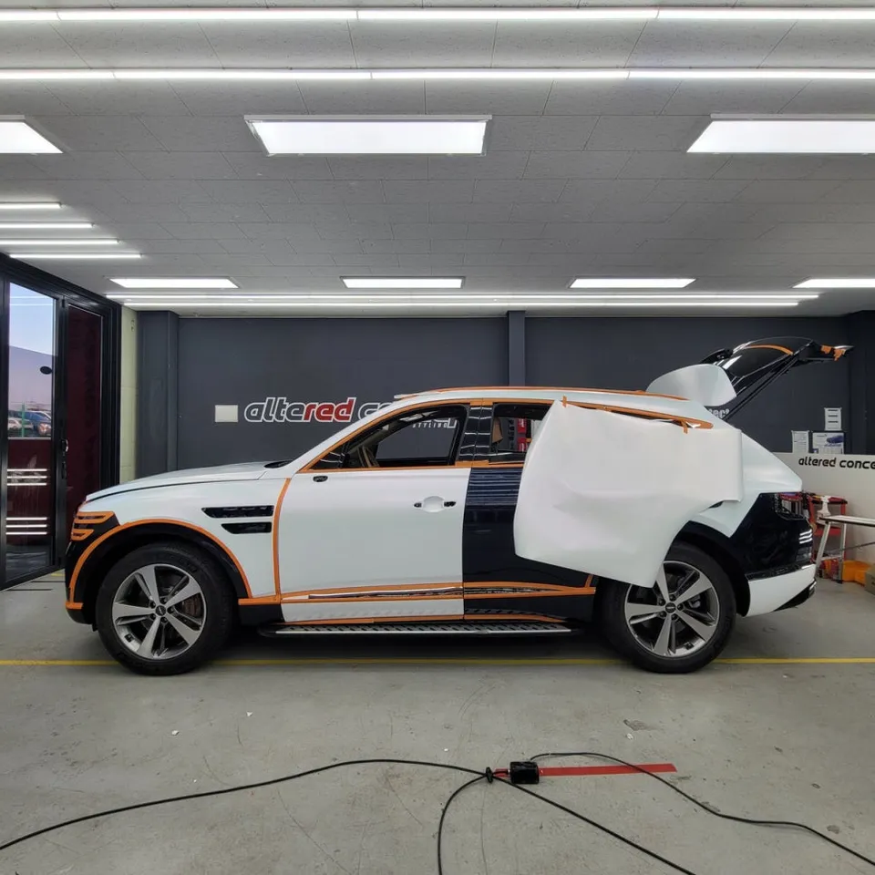 Genesis GV80 vinyl wrap - Genesis GV80 Vinyl Wrap Review: Cost & Before/After photo 4